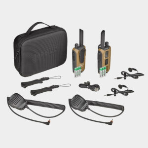 2 Walkie-Talkies WT900 wasserdicht per USB wiederaufladbar mit Etui