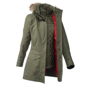 3-in-1-Jacke Travel 700 wasserdicht Komfort bis -10 °C Damen khaki