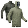 3-in-1-Jacke Travel 900 wasserdicht Komfort bis -10 °C Herren khaki