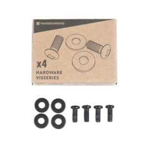 4-Schrauben-Set M6 x 17 mm aus Edelstahl für offene Wakeboard-Bindung 100