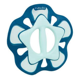 Aquafitness-Hanteln Pullpush Flower Aquagym Größe S grün/blau