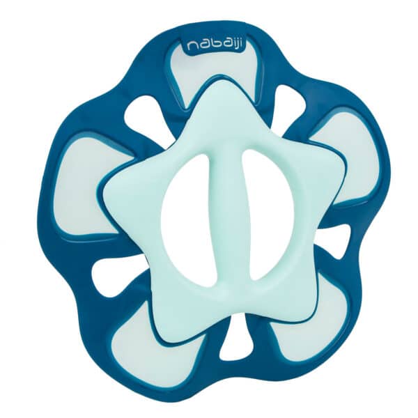 Aquafitness-Hanteln Pullpush Flower Aquagym Größe S grün/blau