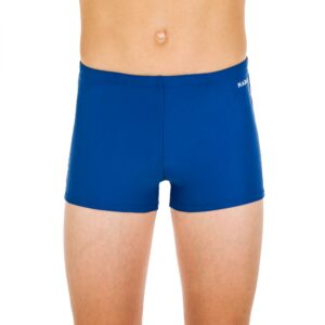 Badehose Boxer 100 Basic Jungen blau