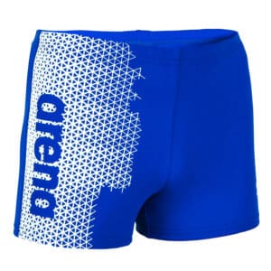 Badehose Boxer Arena Jungen blau/weiss