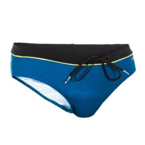 Badehose Slip 100 Pep Herren blau/schwarz