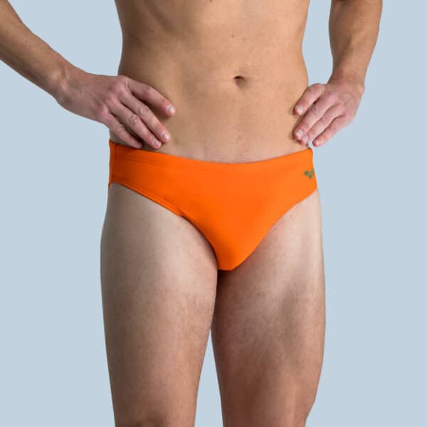 Badehose Slip Arena Santa Herren orange OS