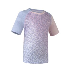 Badminton T-Shirt 560 Kinder blau/grau