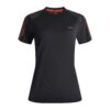 Badminton T-Shirt Damen 530 schwarz