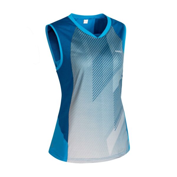 Badminton T-Shirt TS 900 Damen blau