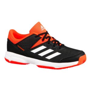 Badmintonschuhe Adidas Court Stabil Kinder schwarz