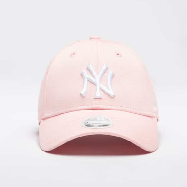 Baseballcap New York Yankees Erwachsene rosa/weiss