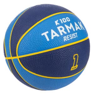 Basketball Mini K100 Gummi Größe 1 Für Kinder bis 4 Jahre blau