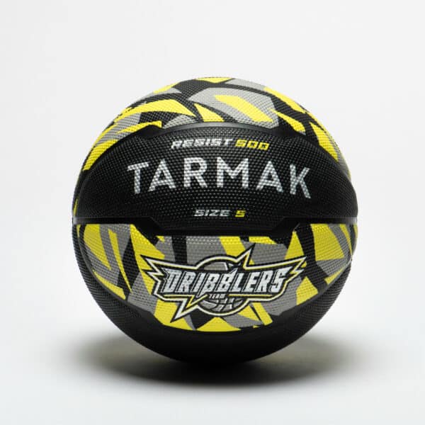 Basketball Resist R500 Gr.5 schwarz/gelb