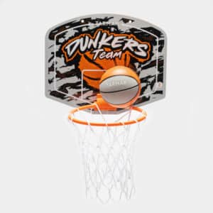 Basketballkorb SK100 Dunkers violett/gelb