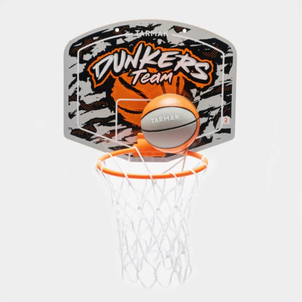 Basketballkorb SK100 Dunkers violett/gelb