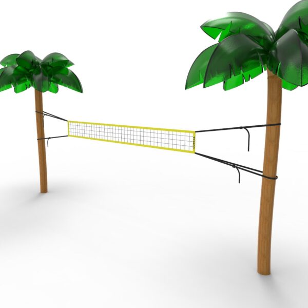 Beachvolleyballnetz BV100 gelb