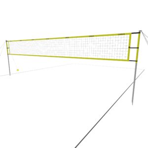 Beachvolleyballnetz Set BV900 offizielle Maße gelb