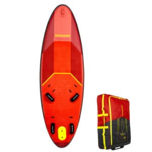 Board Windsurfen Free Ride 500 aufblasbar rot