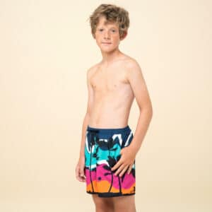 Boardshorts BS 100 Venice Sunset Navy Jungen