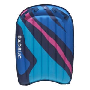 Bodyboard aufblasbar Compact Einsteiger camo blau/rosa > 25 kg