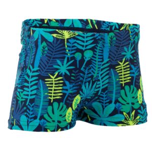 Boxer-Badehose Babys/Kleinkinder bedruckt Dschungel blau