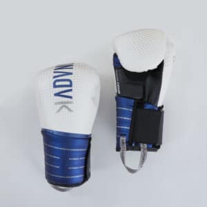 Boxhandschuhe 500 weiss/blau