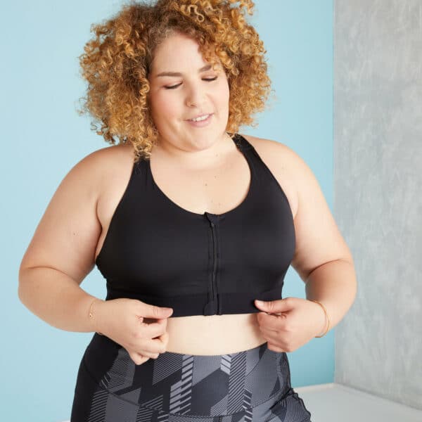 Bustier Fitness große Größe starker Halt 920
