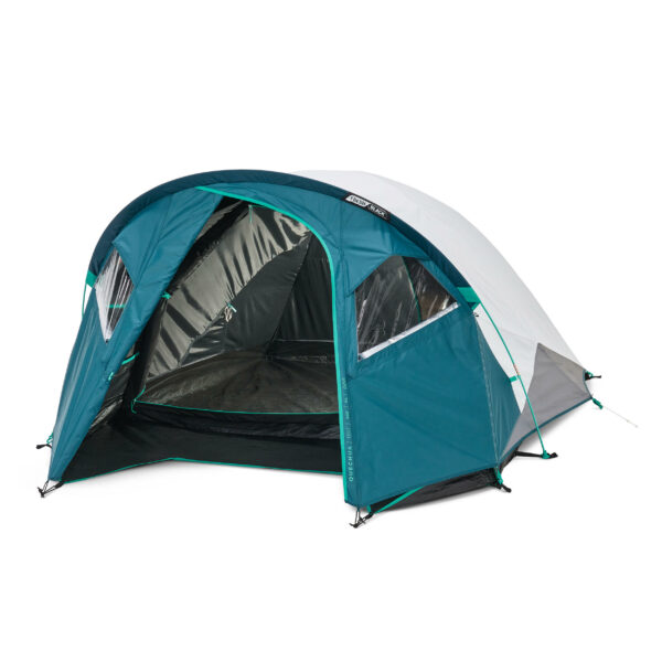 Campingzelt Bergwandern MH100 XL Fresh & Black für 3 Personen