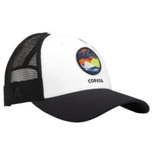 Cap Beachvolleyball BVC500 Erwachsene weiss/schwarz