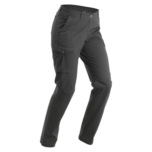 Cargohose Backpacking Travel 100 Baumwolle Damen grau