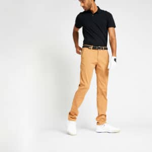 Chino Hose MW500 Herren nussbraun