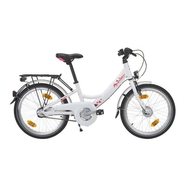 City Bike Kinderfahrrad 20 Zoll Decsy Wave weiß/pink