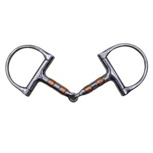 D-Ringgebiss mit Kupferrollen Pony/Pferd