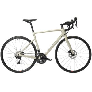 Damen-Rennrad EDR Carbon Disc Shimano 105 beige