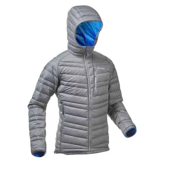 Daunenjacke Bergsteigen Alpinism Light Herren grau