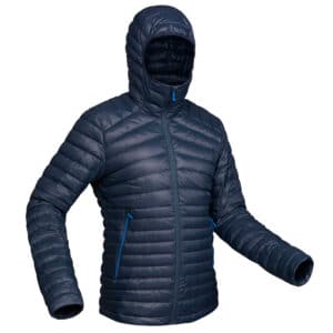 Daunenjacke Bergtrekking MT100 Komfort bis -5 °C Herren