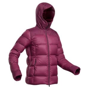 Daunenjacke Bergtrekking MT900 Komfort bis -18 °C Damen violett