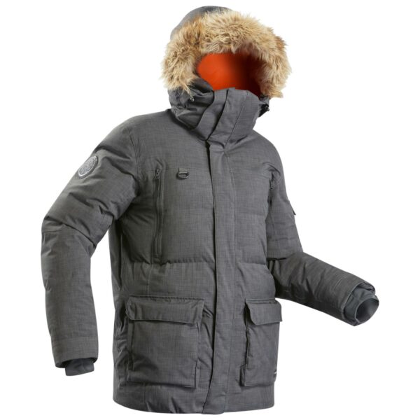 Daunenparka Arctic 500 wasserdicht Komfort bis -25 °C Herren grau