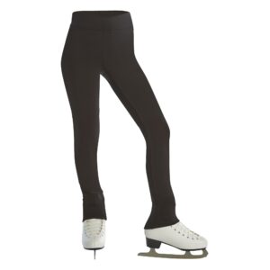 Eiskunstlauf-Leggings Training Kinder schwarz