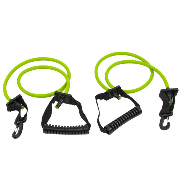 Elastikband Aquafitness mittlerer Widerstand 2er-Pack