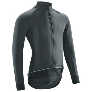 FAHRRADJACKE RENNRAD RACER WINTER SEHR KALTE BEDINGUNGEN GRAU