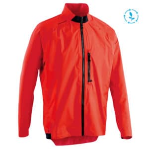 Fahrrad Regenjacke MTB ST 500 rot