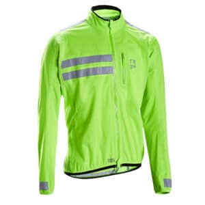 Fahrrad Regenjacke Rennrad RC 500 neongelb sichtbar gem. EN1150