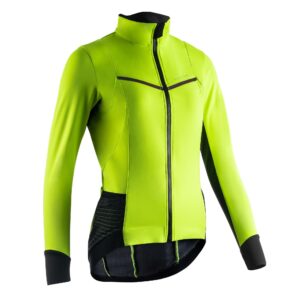 Fahrrad Winterjacke Rennrad RR 900 Damen neongelb