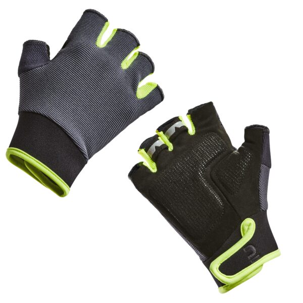 Fahrradhandschuhe 500 Kinder schwarz/gelb
