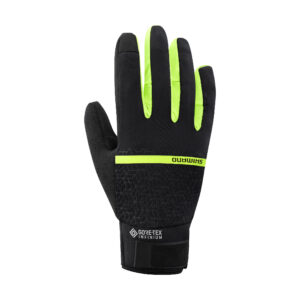 Fahrradhandschuhe Shimano Gore-Tex Infinium WINDSTOPPER INSULATED sxhwarz/gelb