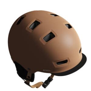 Fahrradhelm City 500 Bowl ocker