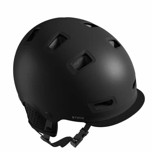 Fahrradhelm City 500 Bowl schwarz