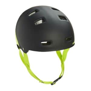 Fahrradhelm Teen 520 Kinder schwarz/neongelb