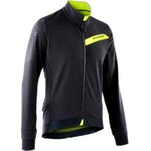 Fahrradjacke MTB XC Slim Fit schwarz/gelb